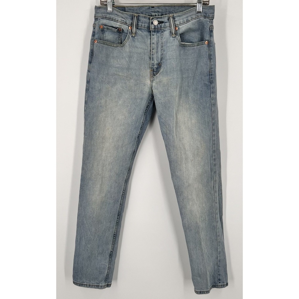 Levi's 502 Jeans Mens 30x32 Blue Regular Tapered‎ Leg Light Wash